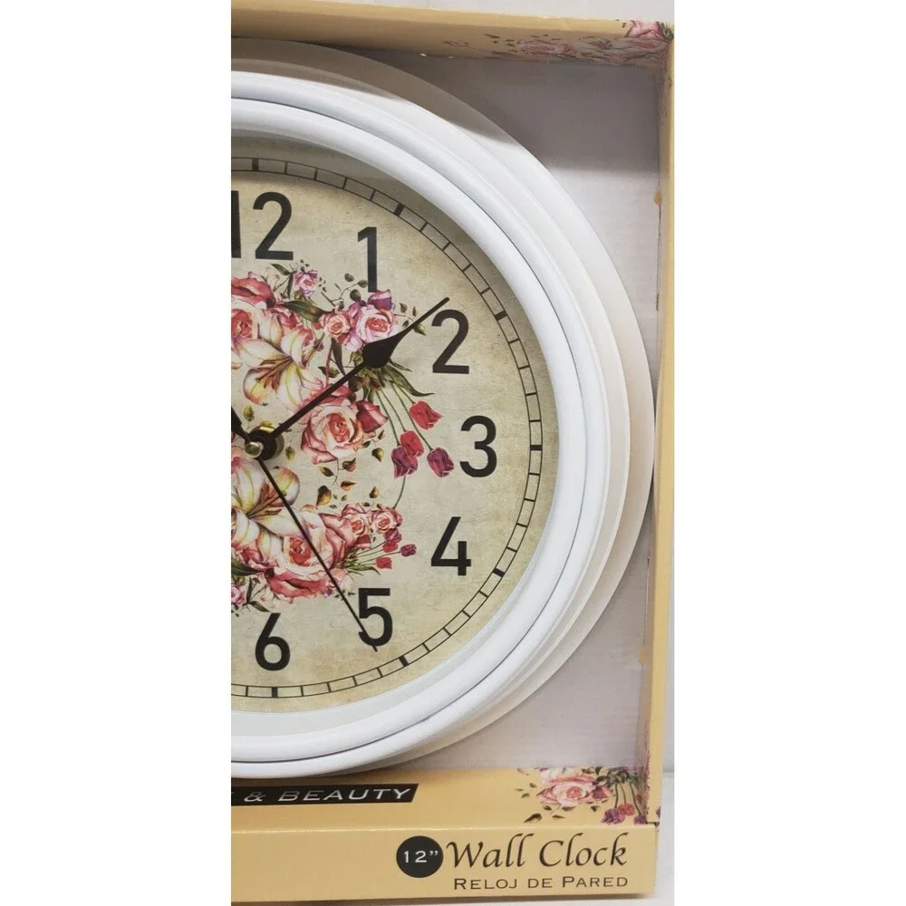 Kitchen Plastic Decorative Wall Clock, 12